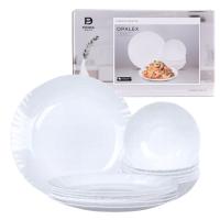 ОБЕДЕННОЕ ОБСЛУЖИВАНИЕ НАБОР ТАРЕЛОК 18EL. НАБОР ПОСУДЫ НА 6 ЧЕЛОВЕК OPAL