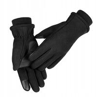 Rękawiczki OZERO zimowe, ciepłe, antypoślizgowa powierzchnia, dotyk roz.S