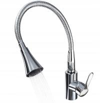 BATERIA KUCHENNA ZLEWOZMYWAKOWA ELASTYCZNA WYLEWKA FLEX 2 TRYBY KRAN CHROM