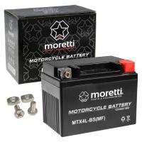 AKUMULATOR MORETTI MTX4L-BS FTX4L-BS YTX4L-BS 12V AGM ŻEL