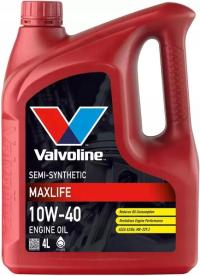 Моторное масло Valvoline Max Life 4 l 10W-40