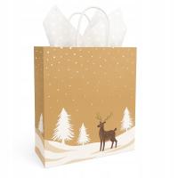 Torba świateczna papierowa 180x80x220mm TINO