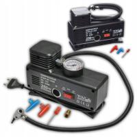 KOMPRESOR SAMOCHODOWY POMPKA SPRĘŻARKA 12V 230V 250 PSI 18 BAR