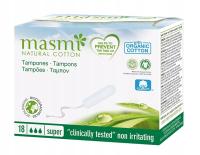 Masmi Tampons tampony z bawełny organicznej Super 18szt P1