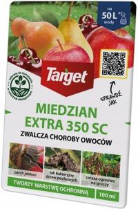 MIEDZIAN EXTRA 350SC ZWALCZA CHOROBY GRZYBOWE OWOCÓW DRZEW 100ML TARGET