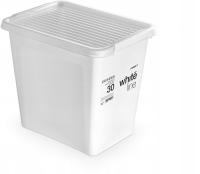 PUDŁO PUDEŁKO POJEMNIK PLASTIKOWY 30 L z POKRYWĄ