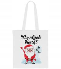 TORBA BOŻE NARODZENIE ŚWIĘTA PREZENT UPOMINEK NA ZAKUPY B1