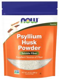 NOW FOODS Psyllium Husk Powder - Babka Płesznik (680 g)