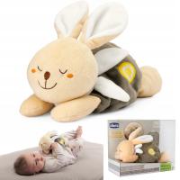 MIĘKKI KRÓLICZEK CIEPLUSZEK WELUROWY PRZYTULANKA TERMOFOR Z SOLĄ CHICCO