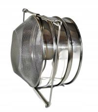 SITO CEDZIDŁO do miodu podwójne nierdzewne KWASOODPORNE wypukłe Ø 20,5cm