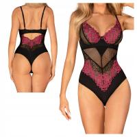 Obsessive sexy женское кружевное боди Rosenty Black XS / S