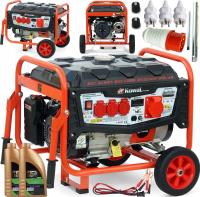 AGREGAT PRĄDOTWÓRCZY 5,2kW prądu AVR+ MIEDZIANY STOJAN KOWAL Licznik GODZIN