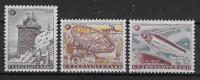 Czechosłowacja 1957 Mi 1055-1057 Czyste **