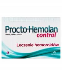 PROCTO-HEMOLAN CONTROL 1000 mg 20 tabl. Геморрой