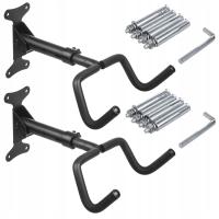 2X вешалка для велосипеда настенный держатель для велосипеда регулируемый крючок настенный стальной