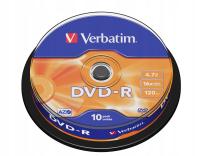 Płyta Verbatim DVD-R 4,7 GB 10 szt. AZO
