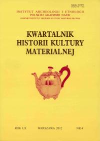 Kwartalnik Historii Kultury Materialnej 60/4 2012