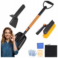 DBREAKS 3w1 Skrobaczka Samochodowa Szczotka Do Śniegu