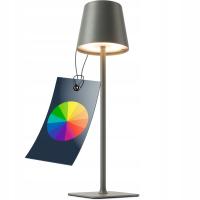 Lampka LED wbudowany akumulator, zmiana kolorów Classbach C-TL 4025 (szary)