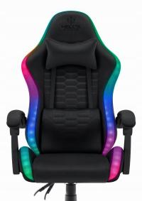 Офисное игровое кресло Hell'S Chair HC - 1000 Black LED RGB