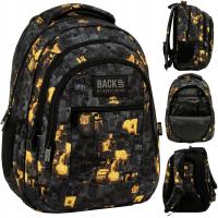 BackUP молодежный школьный рюкзак 26 литров MECHA pattern для мальчика