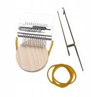 Małe krosno tkackie Drewniana ręka gospodarstwa domowego DIY Craft Speedweve Typ 12 haczyków