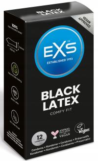EXS Black Latex черные презервативы 12 шт.