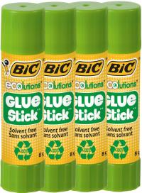 BIC ECO GLUE STICK клей Stick сильный школьный для офисной бумаги 8G x4