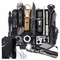 Niezbędnik wojskowy Multitool zestaw przetrwania 32w1 Survivalowy narzędzia