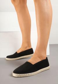 Born2Be Czarne Espadryle damskie Ekozamsz