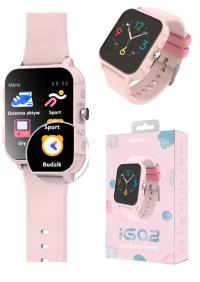 Smartwatch женские часы розовый для детей Forever IGO Pro JW-150 розовый