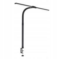 2× LAMPKA LAMPA LED BIURKOWA ZACISK DO CZYTANIA DO PRACY DO NAUKI CZARNA