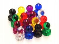 НЕОДИМОВЫЙ МАГНИТ ДЛЯ ДОСКИ ХОЛОДИЛЬНИК КРАСОЧНЫЕ 16ШТ ПИН ОТВЕС ДЛЯ ШКОЛЫ