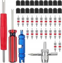 ZESTAW 44 NARZĘDZI DO ZAWORÓW OPON I RDZENI NAPRAWA AUTA