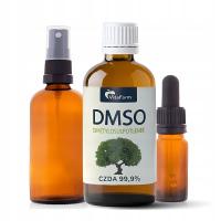 Zestaw DMSO 500 ml Dimetylosulfotlenek CZDA Butleka z PIPIETA Atomizer