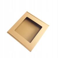 Модная подарочная коробка с окном 20x20x5 10шт