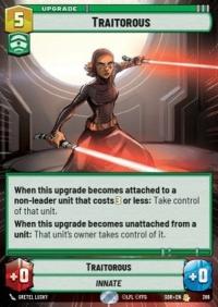 Star Wars Unlimited Traitorous