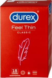 Durex Feel Thin классический презерватив тонкий 18шт