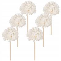 6SZT AROMATYCZNE PATYCZKI RATTANOWE DO DYFUZORA Z EFEKTOWNYM KWIATEM