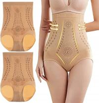 Majtki damskie Wysoki stan Body Shaper BieliznaS/M