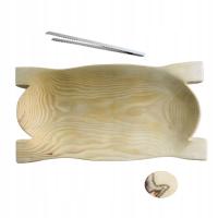 KORYTO drewniane do podawania DZIEŻA NIECKA 60 cm