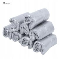 80 szt. Jednorazowe grube ochraniacze na buty Wodoodporne,