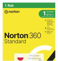 Antywrius NORTON 360 Standard 1 stanowisko / 1 rok + Secure VPN - 2025
