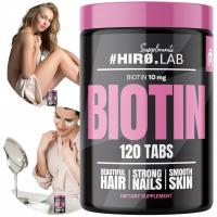 Биотин для волос ногти кожа 120 таблеток 10 000 мкг Витамин В7 здоровый