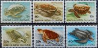 Papua - Nowa Gwinea Mi. 467 - 472 **, 1984 r. / żółwie