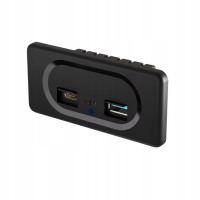 Podwójne gniazdo ładowarki QC+PD DC 12-24V KAMPER