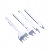 4 Sztuk Zestaw Dłut Do Szwów 1/2/6/10 Prong Skóra O Wysokiej Wytrzymałości Otwór 3mm
