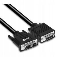 Kabel D-Sub (VGA) Club 3D DVI-A TO VGA CABLE M/M 3m/ 9.8ft 28 AWG 3 m