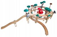 Zestaw do budowy podjazdu spiralnego do torów drewnianych (Lillabo)