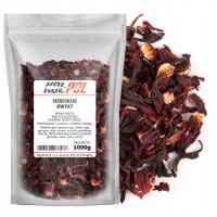 Гибискус сушеный 1кг цветок гибискуса натуральный мальва чай качество Коль-пол